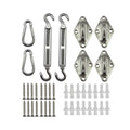 Premium Stainless Steel Shade Sail Fittings – 8 Piece Set