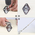 Premium Stainless Steel Shade Sail Fittings – 8 Piece Set