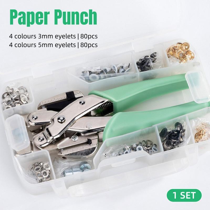 Multi-Function Air Eye Pliers Set - Leather Craft Tool with Eyelets