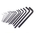 Premium 30 Piece Chrome Vanadium Hex Key Set with Metric & Imperial Sizes