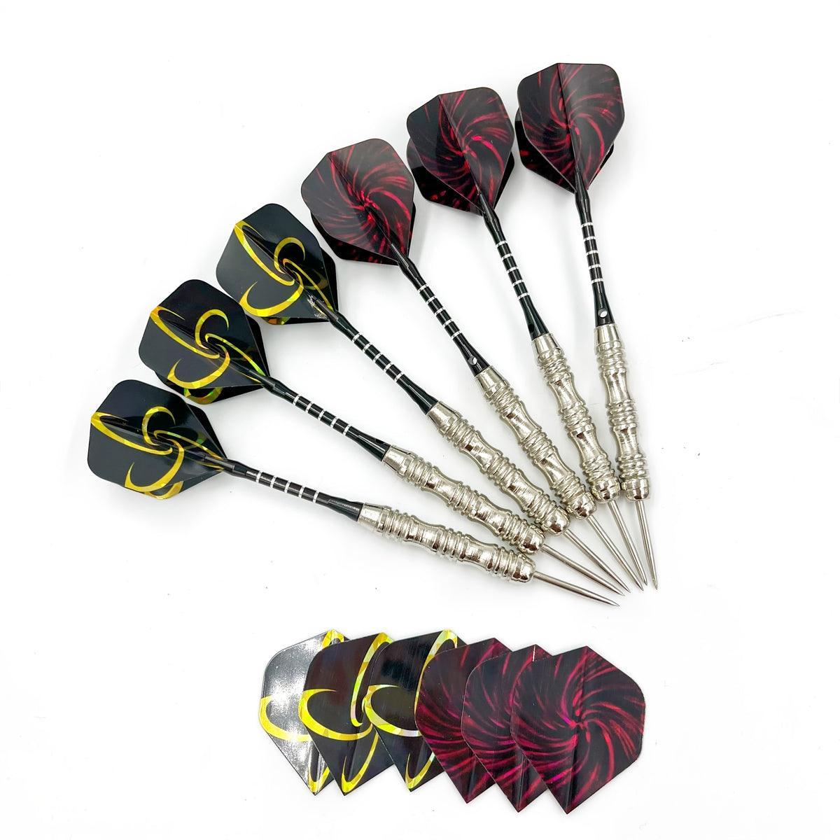 Premium Dart Set with Iron Tip, Aluminum Barrel, and Storage Case - 12-Piece 23.2g