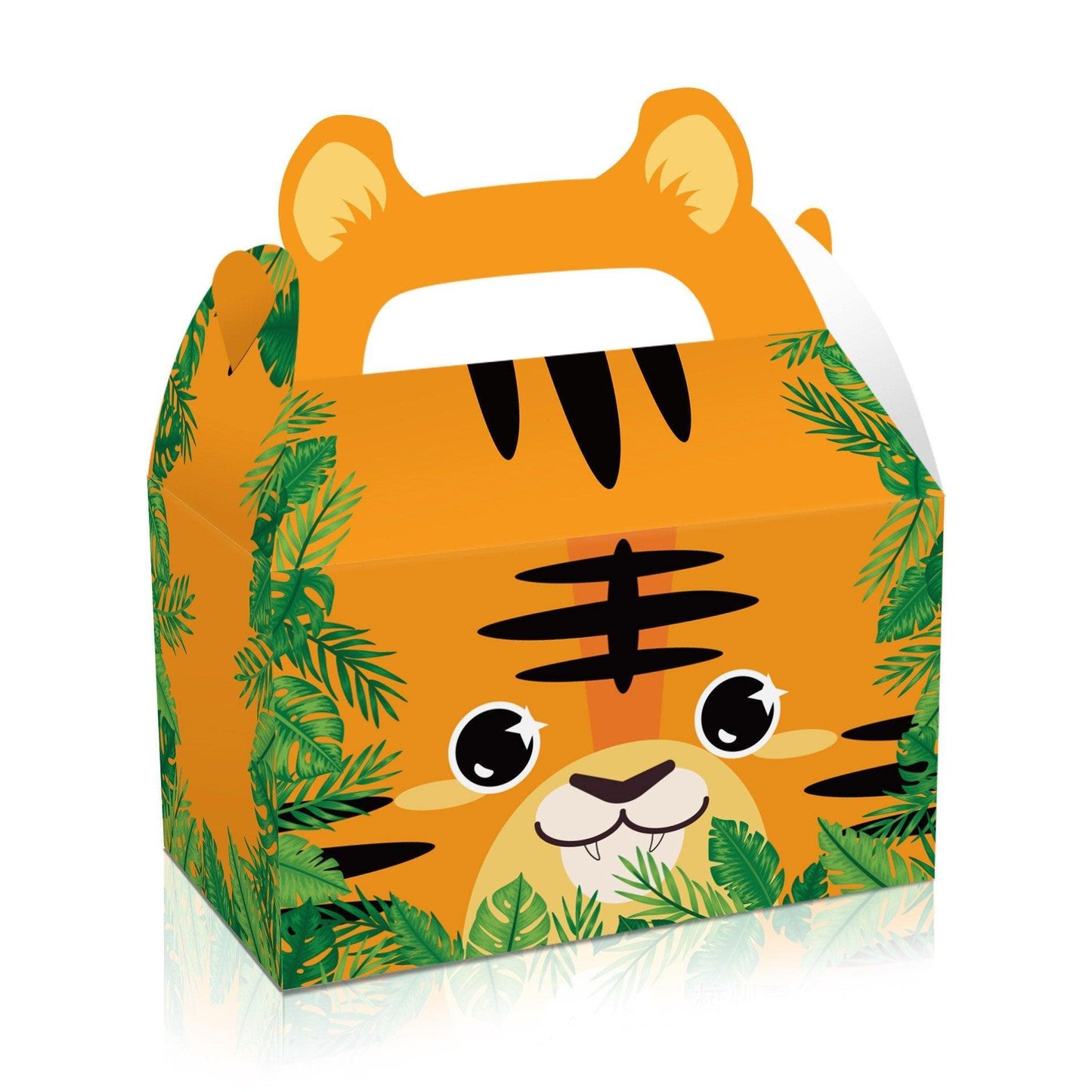 Jungle Safari Animal Portable Party Favor Boxes, 24 Pack, 16x9.5x9.5cm