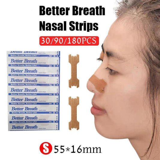 180pcs Nasal Strips for Snoring Relief - Easy Breathe Anti-Snore Strips