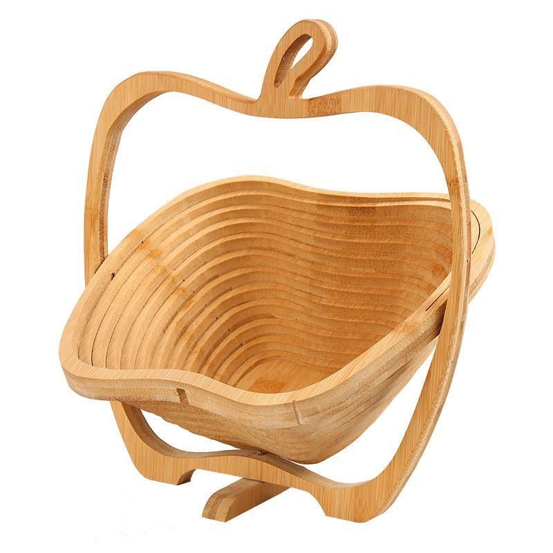 Premium Bamboo Ring-Shaped Fruit & Vegetable Storage Basket
