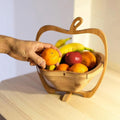 Premium Bamboo Ring-Shaped Fruit & Vegetable Storage Basket