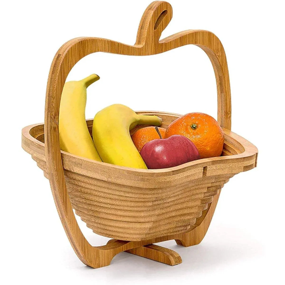 Premium Bamboo Ring-Shaped Fruit & Vegetable Storage Basket