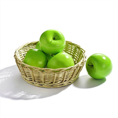 10 X Artificial Green or Red Apples for Home Party Wedding and Shop Decor - Red