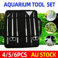 Stainless Steel Aquarium Tool Set 6PCS - Tweezers, Scissors, Spatula Kit - SuperSaverAU - view 1