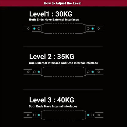 U Shaped Arm Strength Trainer - Adjustable Home Exercise Device