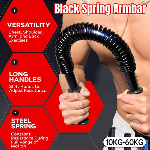 Premium Spring Arm Power Rod Grip Puller with Adjustable 10-60kg Resistance