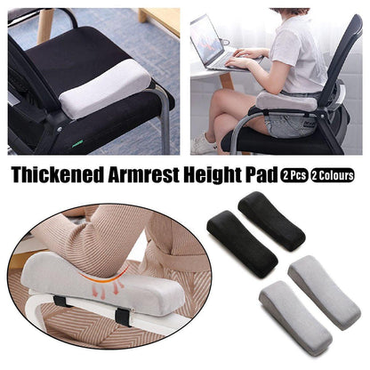 2PCS Memory Foam Elbow Arm Rest Cushions for Office by Premium - Grey