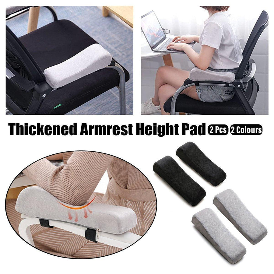 2PCS Memory Foam Elbow Arm Rest Cushions for Office by Premium - Grey - SuperSaverAU - view 1
