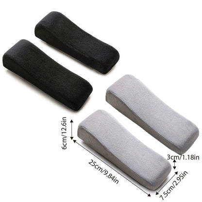 2PCS Memory Foam Elbow Arm Rest Cushions for Office by Premium - Grey