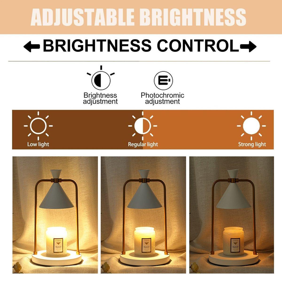 Dimmable Retro Aromatherapy Table Lamp - White