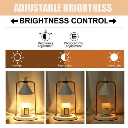 Dimmable Retro Aromatherapy Table Lamp - White