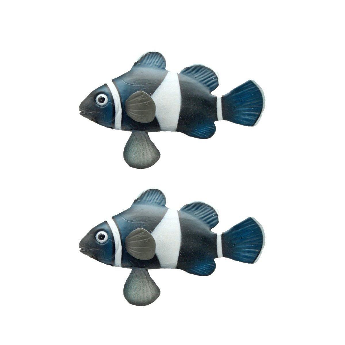 Premium Artificial Floating Betta Fish Decorations 2pcs - Purple Lionfish