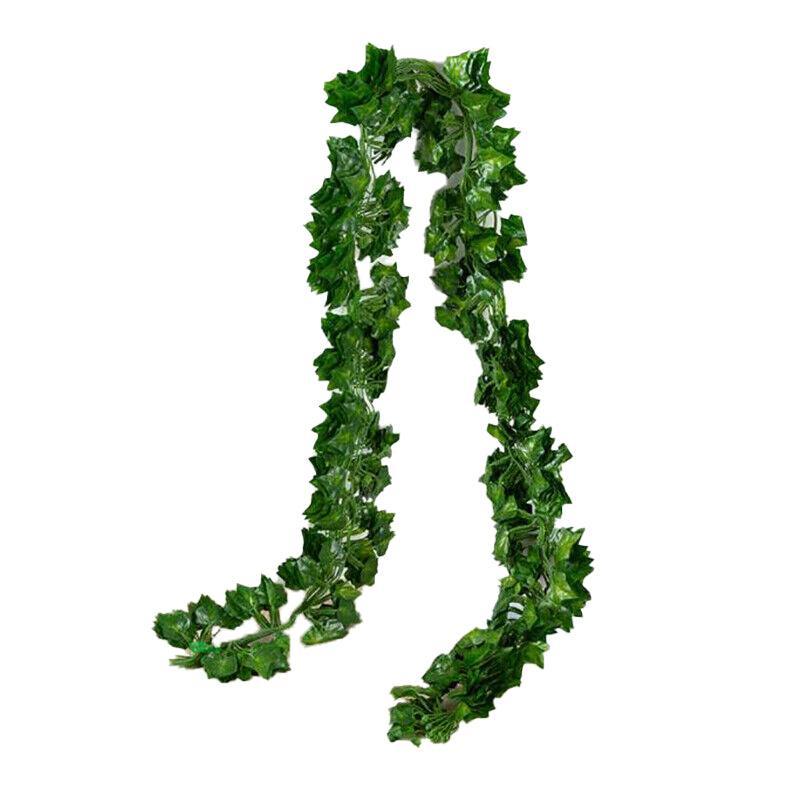 Premium Artificial Ivy Vine Leaf Garland – Scindapsus Leaves 12 x 2m