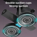 Premium Sit-Up Assistant Device with Suction Cups & 3 Height Levels - Black
