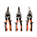 Premium 250mm Aviation Tin Snips with Micro-Serrated Blades - Right-Curved
