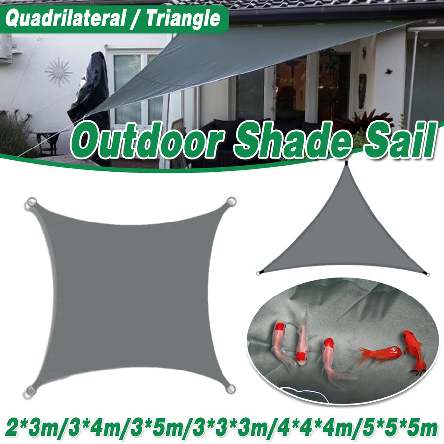 Waterproof Outdoor Shade Sail Garden Sun Canopy UV Protection Patio Awning Cloth - 3x5m Quadrilateral - SuperSaverAU - view 1