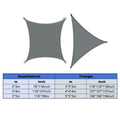 Waterproof Outdoor Shade Sail Garden Sun Canopy UV Protection Patio Awning Cloth - 3x5m Quadrilateral - SuperSaverAU - view 2