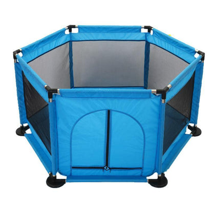 130cm Foldable Indoor Playpen with Gate - Green