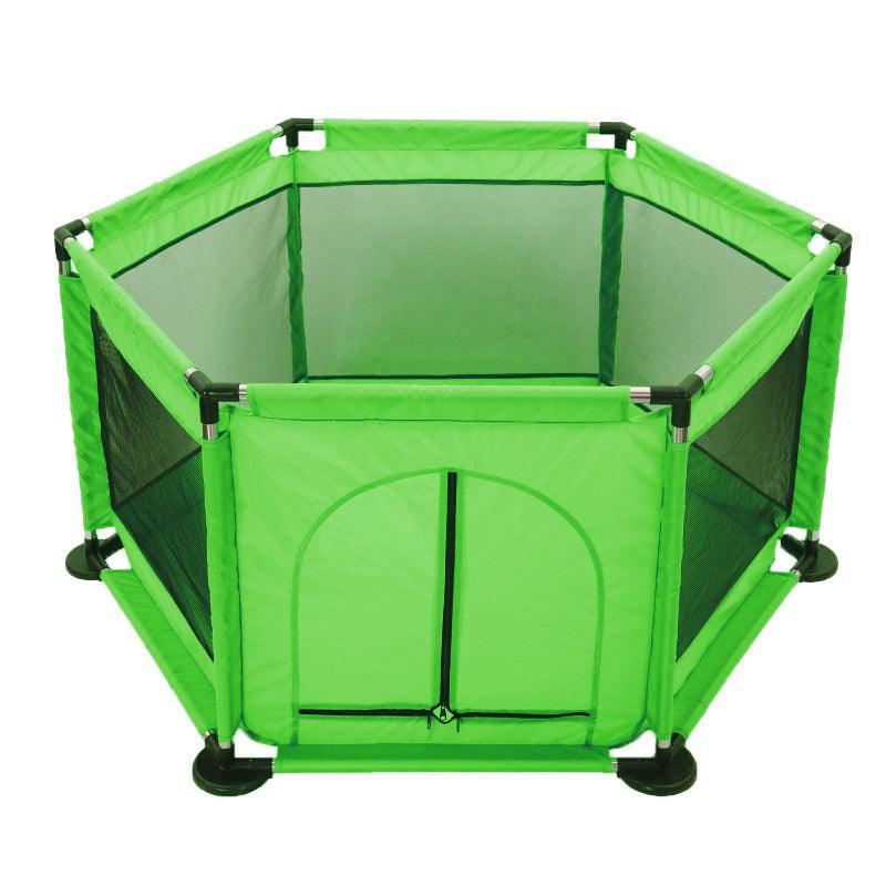 130cm Foldable Indoor Playpen with Gate - Green