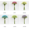 Premium Artificial Baby's Breath Foam Flowers – Green 16 Pieces