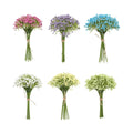 Premium Artificial Baby's Breath Foam Flowers – Yellow 16 Pieces