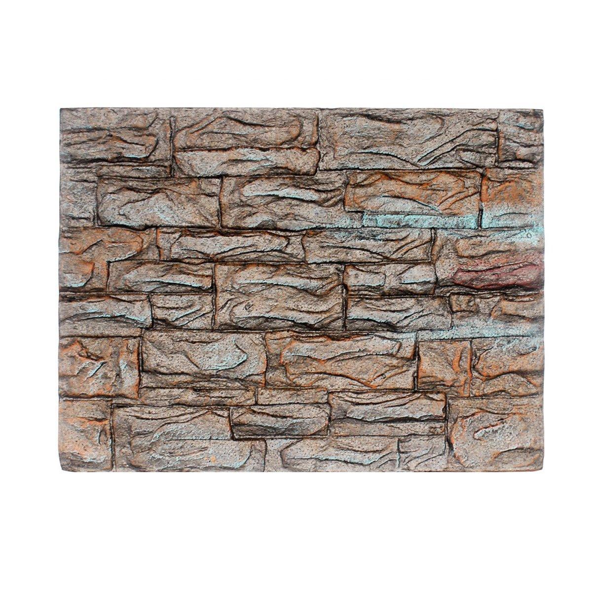 Pet 3D Foam Backgrounds Reptile Tank Board, 60*45cm, 9 Styles, Non-Toxic, Durable