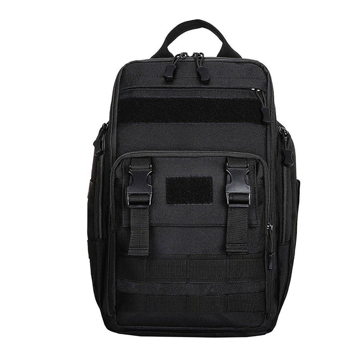 Premium Fishing Tackle Backpack – Black with Rod Holders