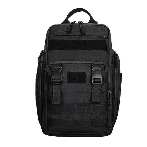 Premium Fishing Tackle Backpack – Black with Rod Holders