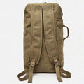 Large Capacity Travel Backpack for Men - Canvas Rucksack, 55cm, Black - SuperSaverAU - view 3