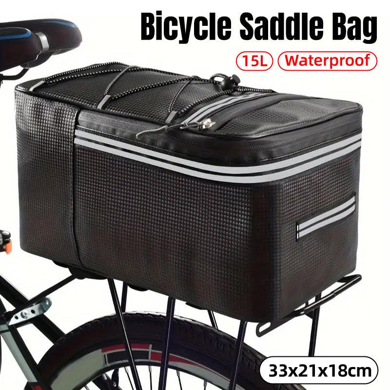 Waterproof Bike Saddle Bag 15L for Cycling