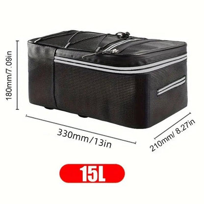 Waterproof Bike Saddle Bag 15L for Cycling