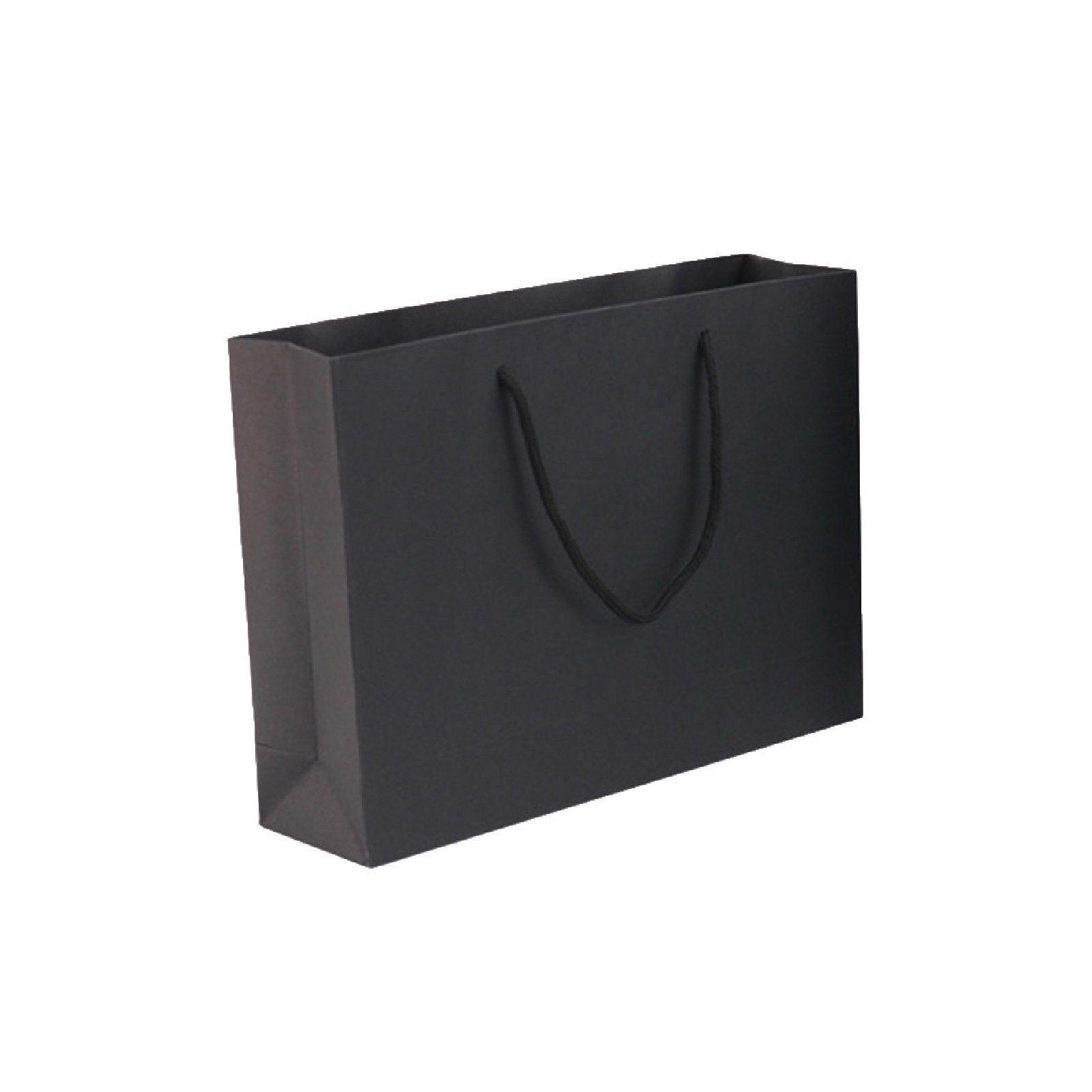 25X Kraft Paper Bags Gift Shopping Bag Carry White Pink Black Bag With Handles - Pink-17-24-10 - SuperSaverAU - view 13