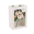 25x Thick Gift Bags with Transparent Window for Valentines Day Bouquets and Gift - Tote-Bag-25pcs-Red-18-13-25cm - SuperSaverAU - view 5