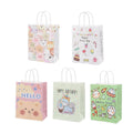 50PCS Colourful Kraft Paper Gift Bags Reusable Party Favor Bags for School Events - BDLW-18*9*23cm - SuperSaverAU - view 1