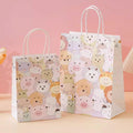 50PCS Colourful Kraft Paper Gift Bags Reusable Party Favor Bags for School Events - BDLW-18*9*23cm - SuperSaverAU - view 4