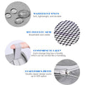 6PCS Compression Packing Cubes Set - Water-Resistant Nylon, Space-Saving, White - SuperSaverAU - view 3