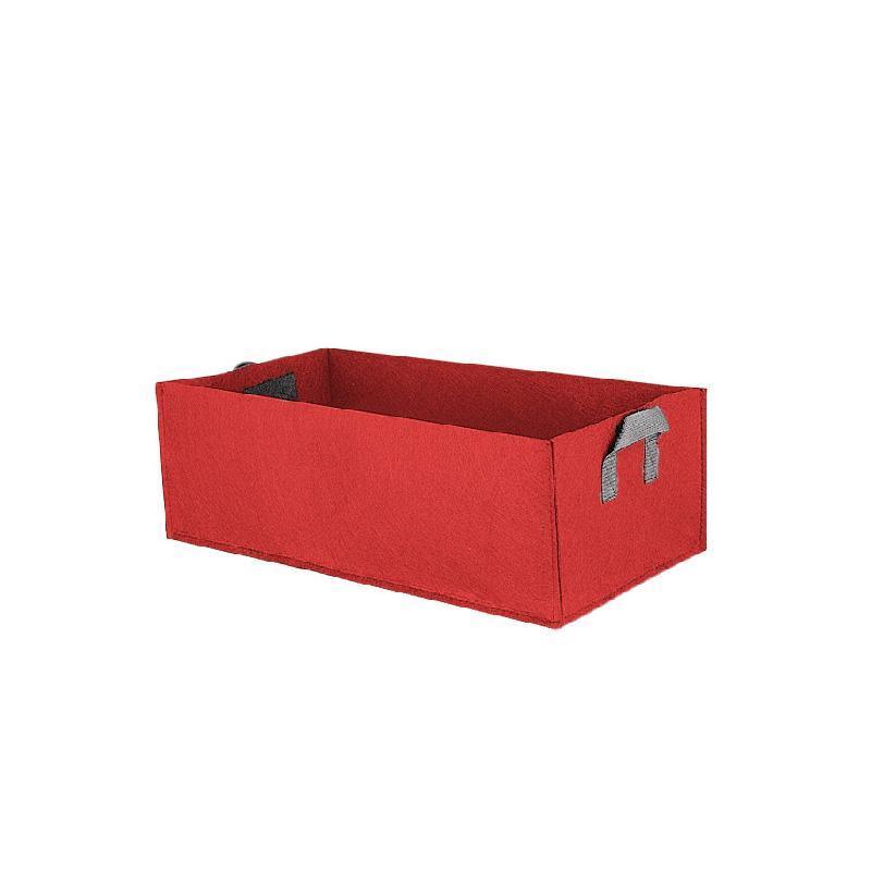 8pcs Felt Rectangular Planting Bags - Blue, 60x30x20cm, Eco-Friendly, Durable