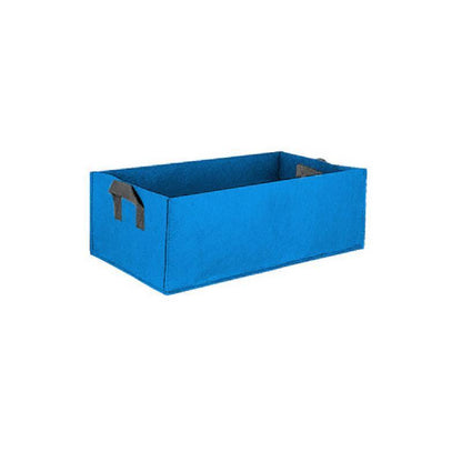 8pcs Felt Rectangular Planting Bags - Blue, 60x30x20cm, Eco-Friendly, Durable