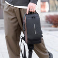 Anti-Theft Chest Bag with USB Port, Waterproof, 6.7 x 2.8 x 12.6 inches - SuperSaverAU - view 4