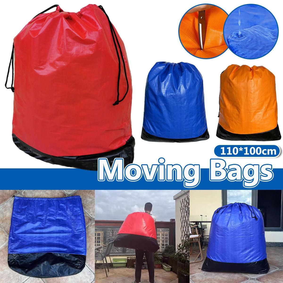 Premium Waterproof Drawstring Moving Bag – Blue 110 x 100cm