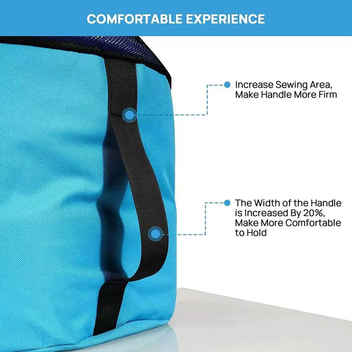 Premium Waterproof Hose Storage Bag - Blue