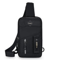 Premium Green Men's Waterproof Multifunctional Crossbody Bag 17x7x30cm