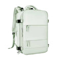 Waterproof Travel Backpack 15.6" Laptop Compartment USB Charging Grey - SuperSaverAU - view 6