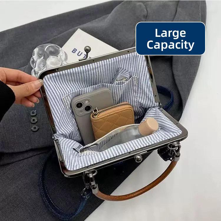 Denim Crossbody Bag Women - Handmade Light Blue Tote