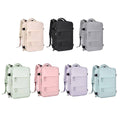 Waterproof Travel Backpack 15.6" Laptop Compartment USB Charging - Purple - SuperSaverAU - view 1