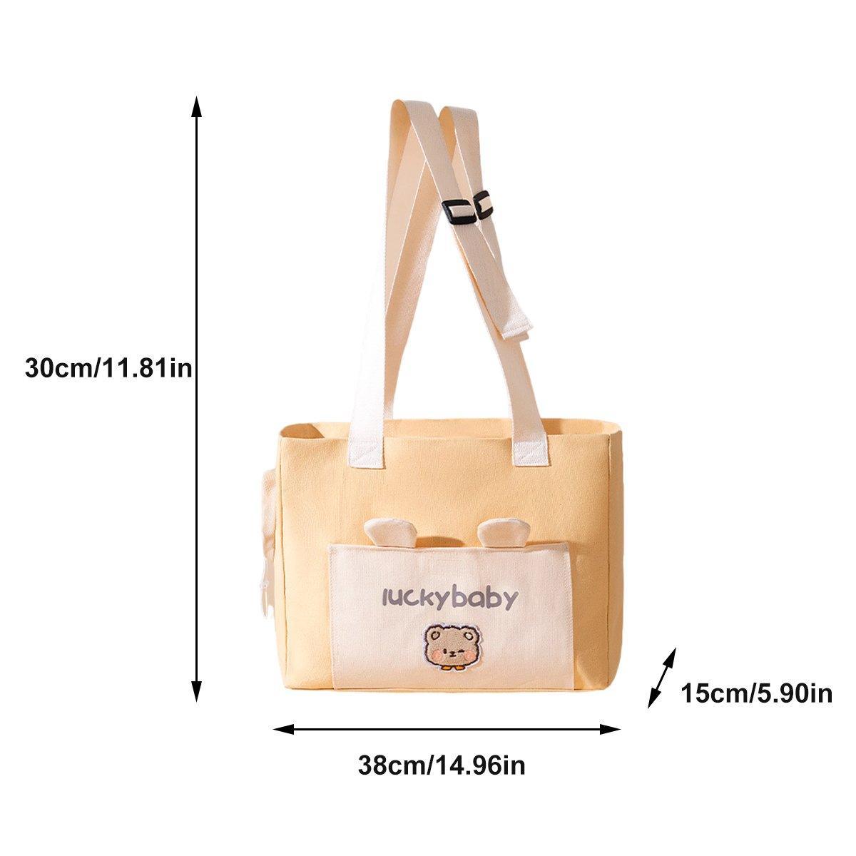 Crossbody Out Dog Bag - Portable Breathable Adjustable Pet Carrier Bag - 38cm x 15cm x 30cm - Blue - SuperSaverAU - view 3